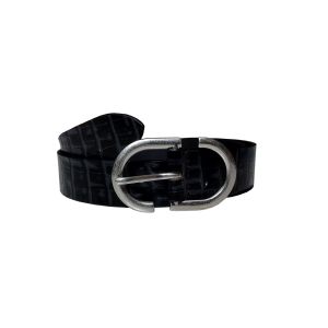 Men\'s Genuine Black Leather Belt