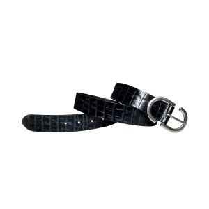 Men\'s Genuine Black Leather Belt