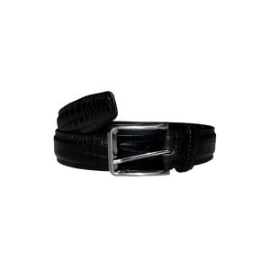 Men\'s Full Grain Crocodile Print Formal Leather Belt