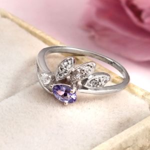 925 Sterling Silver Tanzanite Ring