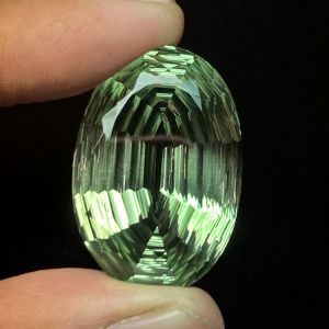 Green Amethyst Oval Loose Gemstones