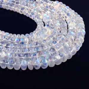 Rainbow Moonstone Gemstone Beads