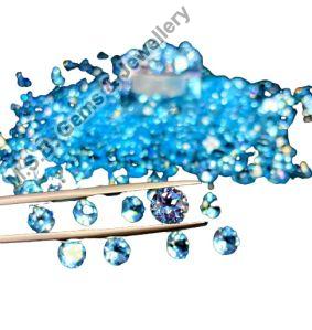 Blue Topaz Round Loose Gemstones