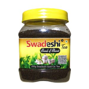 250g Swadeshi Gold Ctc Tea Swadeshi Tea Brand Of Bharat Best Gold Tea Jar Upper Assam Best Ct