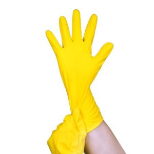 Latex Polymer Chlorinated Household Glove