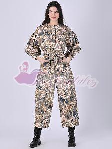 Womens Love for Water Lilys Jumpsuit