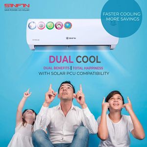 SINFIN PCU Compatible 1.5 Ton Hot & Cold Solar Split Air Conditioner