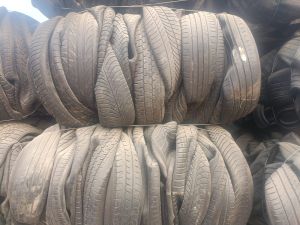 old tyre scrap