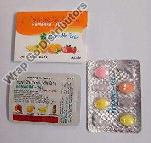 Kamagra 100mg Chewable Tablets