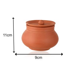 terracotta clay handi