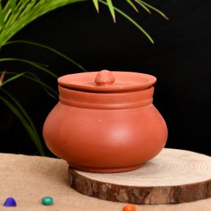 terracotta clay handi