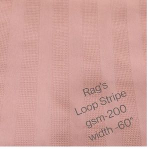 Rags stripe loop fabric