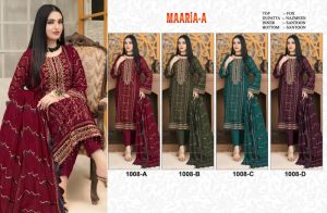 Maaria-A 1008 Heavy Faux Georgette Fancy Pakistani Suits Set