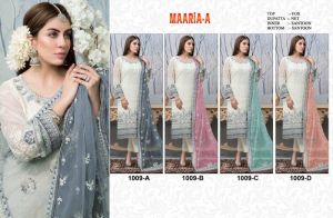 Maaria-A 1009 Heavy Faux Georgette Fancy Pakistani Suits Set