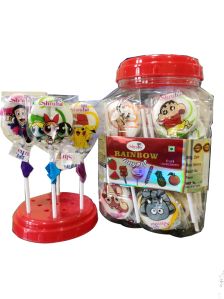 Rainbow Cartoon Lollipop Jar