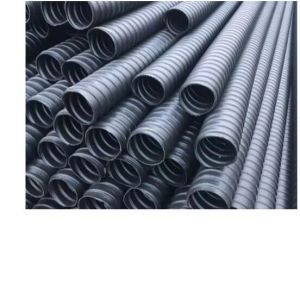 hdpe single wall corrugated pipe