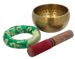 Tibetan singing bowl set