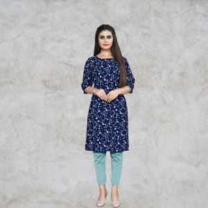 Blue Printed Kurti