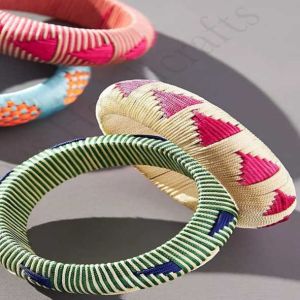 Round Cord Rapping Bangle