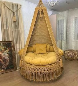 macrame swing chair