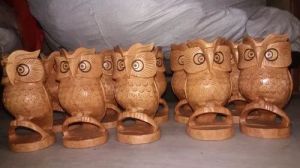 wooden owl