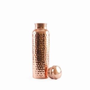 750ml Hammered Copper Bottle