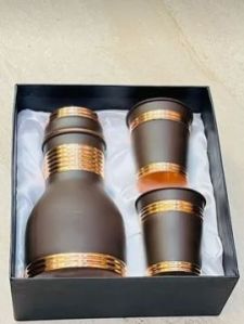 Copper Bottle Gift Set