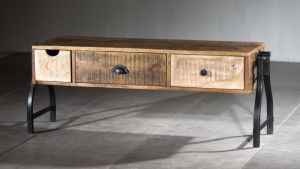 Denver Wood Metal TV Cabinet