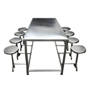 stainless steel canteen table