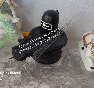 Black Marble Shivling Statue