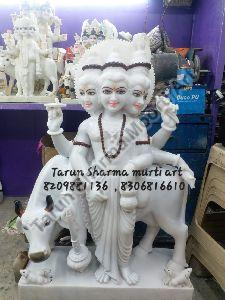 Marble Lord Dattatreya Statue