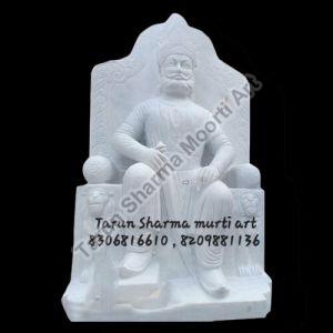 White Marble Maharaj Agrasen Statue