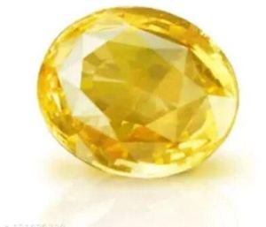 Oval Yellow Sapphire Gemstone