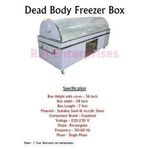 Dead Body Deep Freezer Box