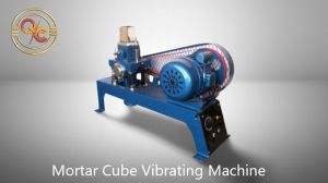 Motar cube vibrating machine