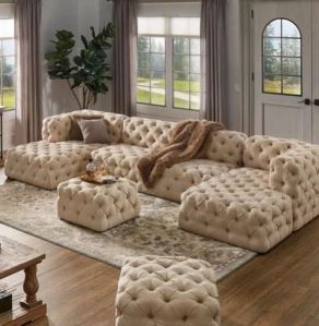 Corner L Shape Sofa Set