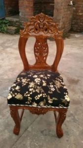 Leather Seat Wooden Chair