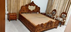 Sheesham Wooden Bed