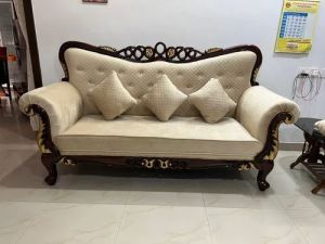 Teak Wood Wooden Sofa Set