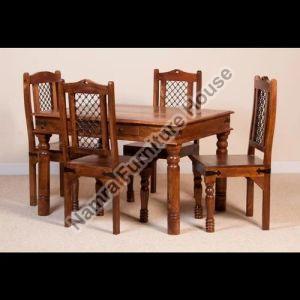 Modular Wooden Dining Table Set