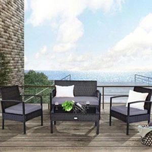 4 Seater Garden Sofa Set