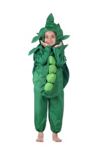 Kids Capsicum Jumpsuit Costume with Cap
