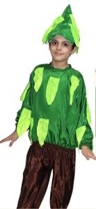 Kids Spinach Jumpsuit Costume with Cap