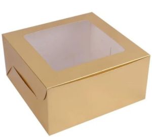 Brown Window Cake Paper Box