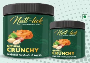 Nutt-Lick Natural Crunchy Peanut Butter