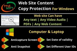 Website Content Copy Protection Software For Android & Win -ttdsoft