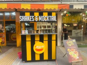 shakes and mocktail cart