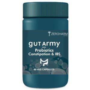 Gut Army Probiotics Constipation & IBS Capsules