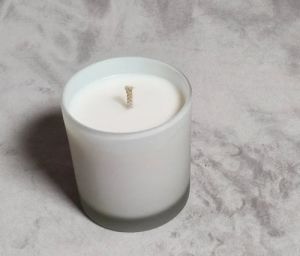 Frosted Glass Jar Scented Candle