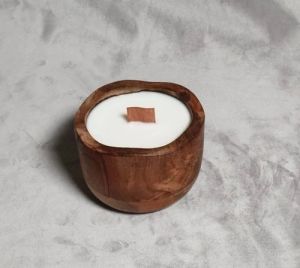 Wooden Coconut Soy Wax Scented Candle